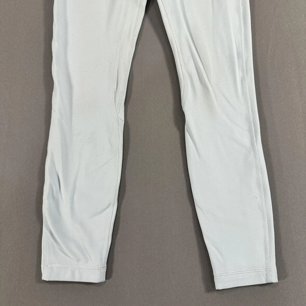 Lululemon Leggings Womens 4 Blue High Rise Ankle Yoga Athletic Stretch Workout